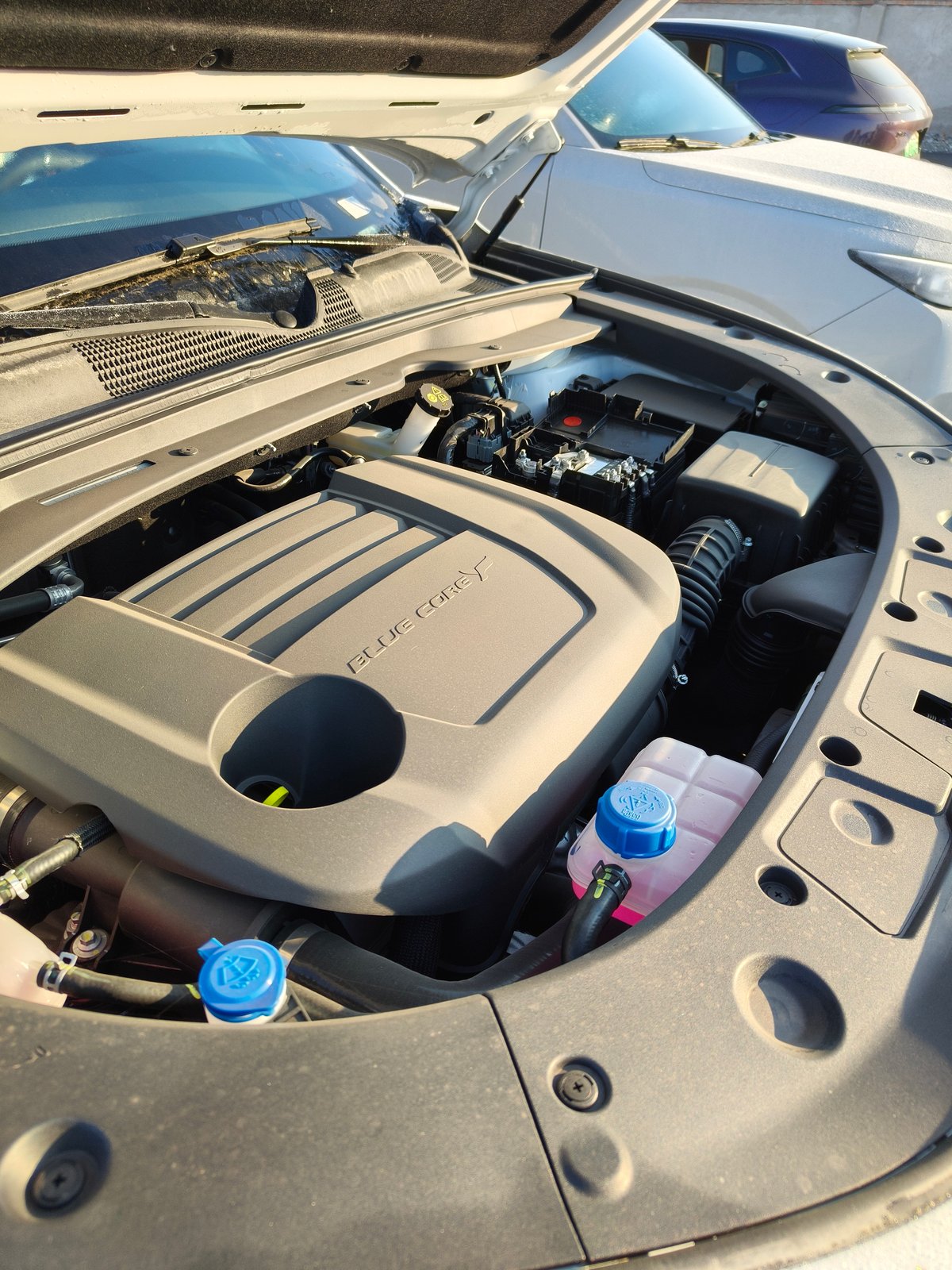 Changan UNI-K engine bay inspected in Horgos