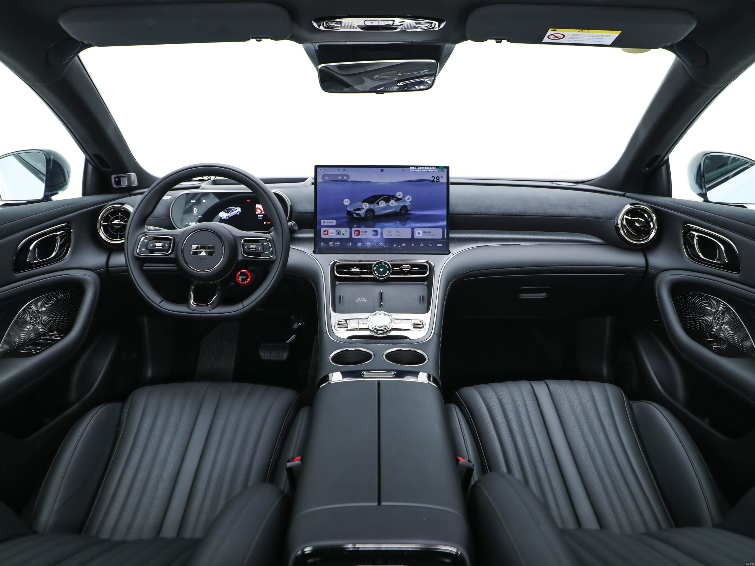 Geely Galaxy TT dashboard with central display and digital instrument panel