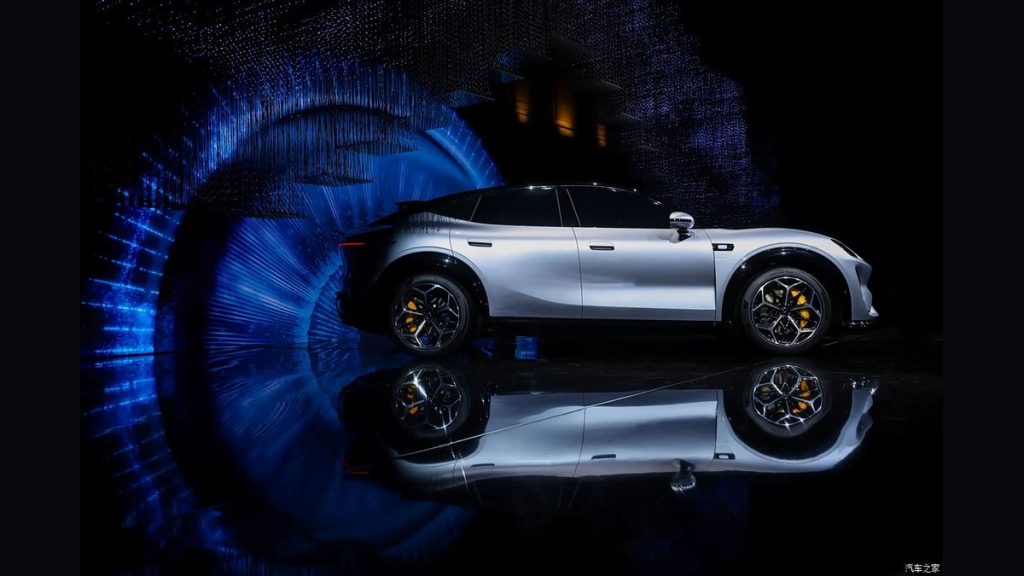 AIVA ME7 coupe-style SUV shown in side profile