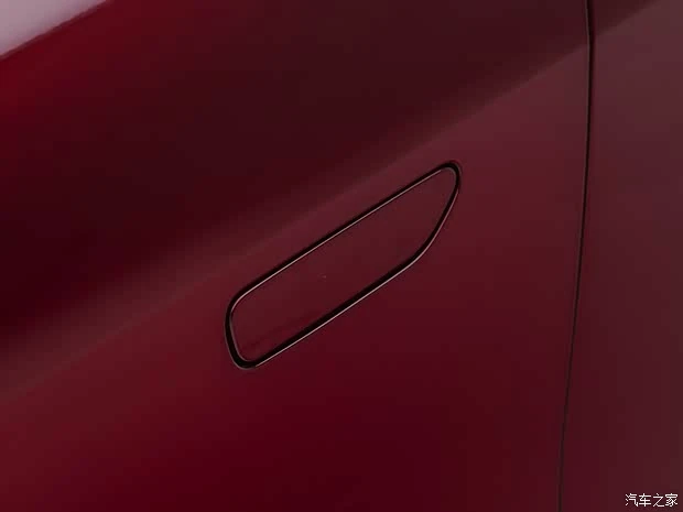 Flush vehicle door handle shown as a design example