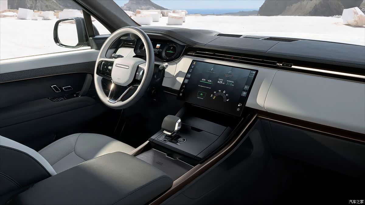 Range Rover Sport EV cabin and centre display