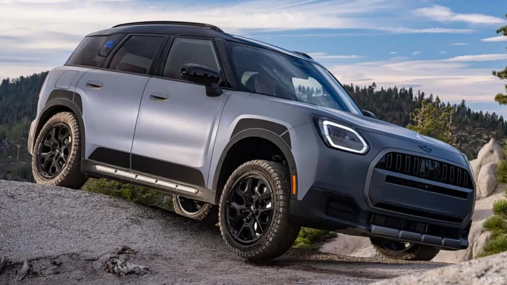MINI Countryman Untamed Edition on rocky terrain